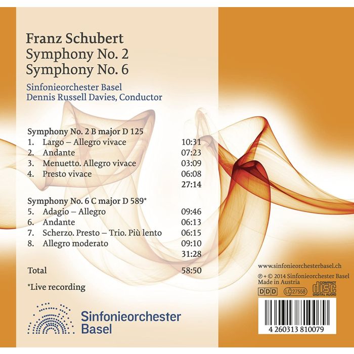 Schubert: Symphony No. 2 & No. 6 - slide-1