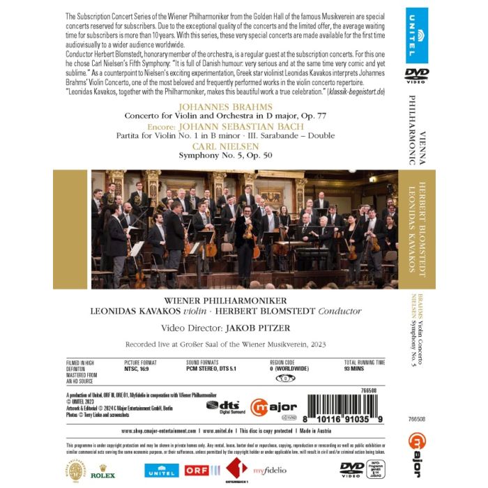 Vienna Philharmonic - Leonidas Kavakos & Herbert Blomstedt (DVD) - slide-1