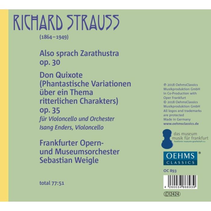Strauss: Also sprach Zarathustra; Don Quixote - slide-1