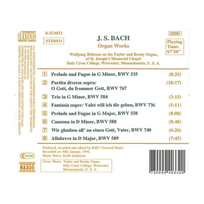 Bach: Organ Works - slide-1