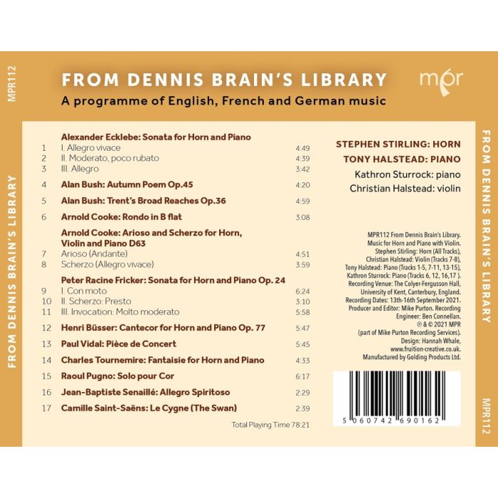 From Dennis Brain's Library - slide-1