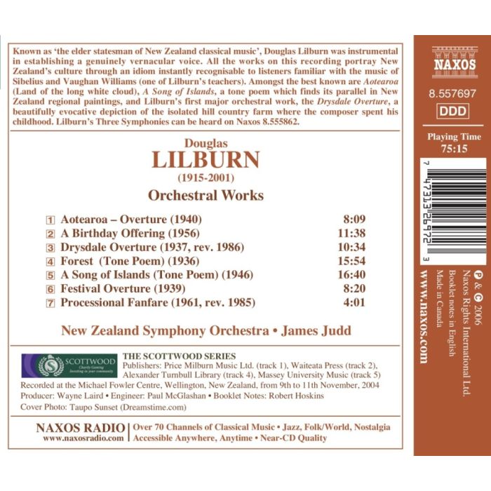 LILBURN: Orchestral Works - slide-1