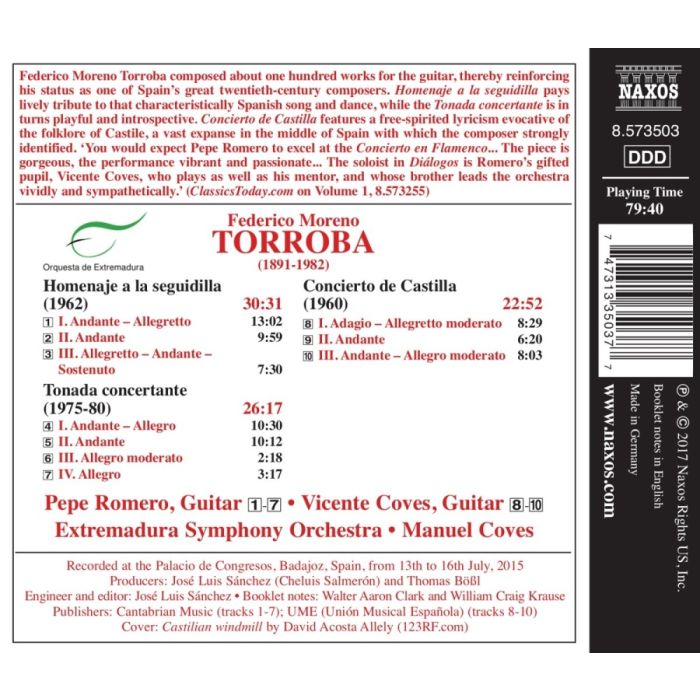 Torroba: Guitar Concertos Vol. 2 - slide-1