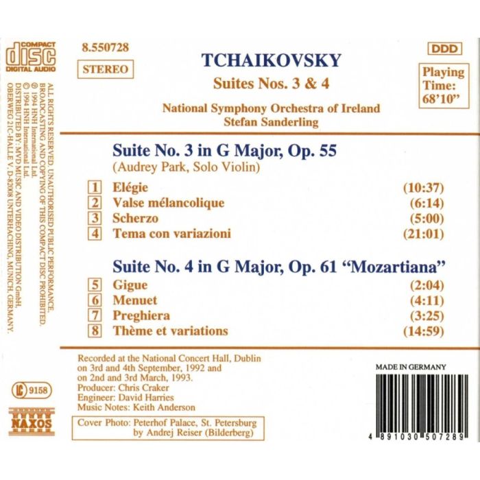 Tchaikovsky: Suites No. 3 and No. 4, 'Mozartiana' - slide-1