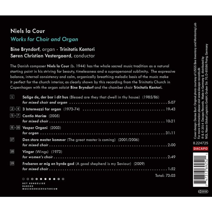 La Cour: Works for Choir and Organ - slide-1