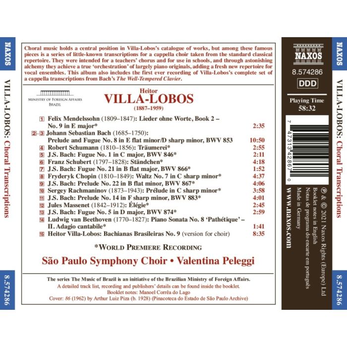 Villa-Lobos: Choral Transcriptions - slide-1