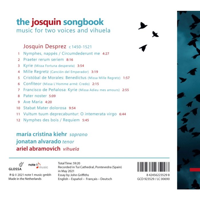 The Josquin Songbook - Music for Two voices and Vihuela - slide-1