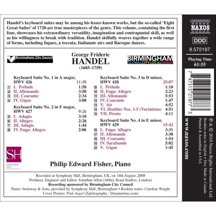 Handel: Keyboard Suites Vol. 1 - Nos. 1-4 - slide-1