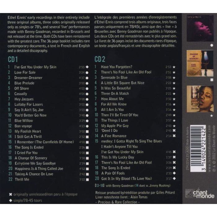 Ethel Ennis: Precious & Rare - The complete 1955-1958 - slide-1