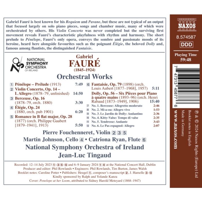 Fauré: Violin Concerto - slide-1