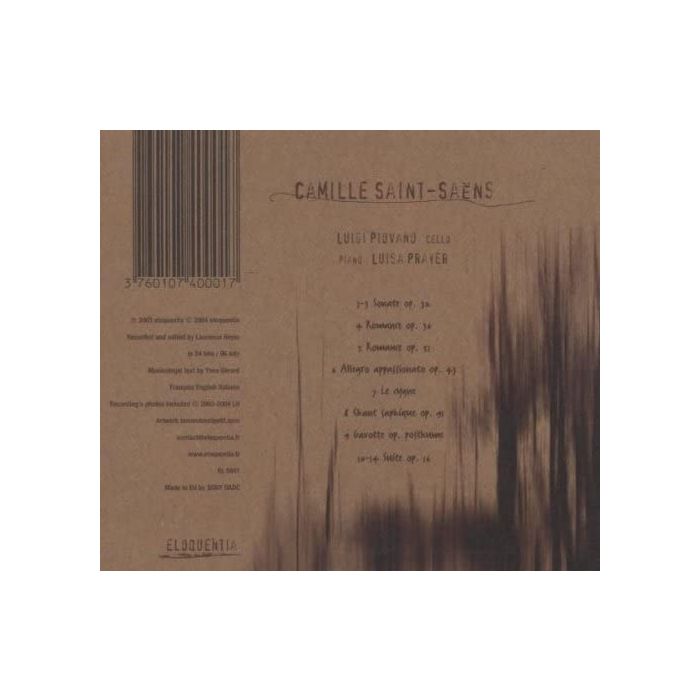 Saint-Saens: Works for Cello & Piano - slide-1