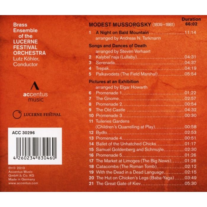 Mussorgsky: Pictures at an Exhibition, Songs and Dances - slide-1