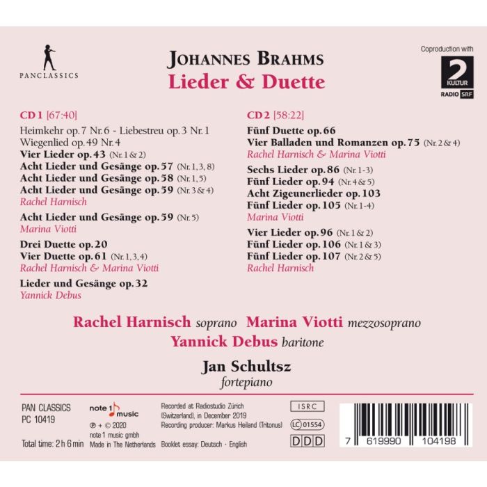 Brahms: Lieder & Duette - slide-1