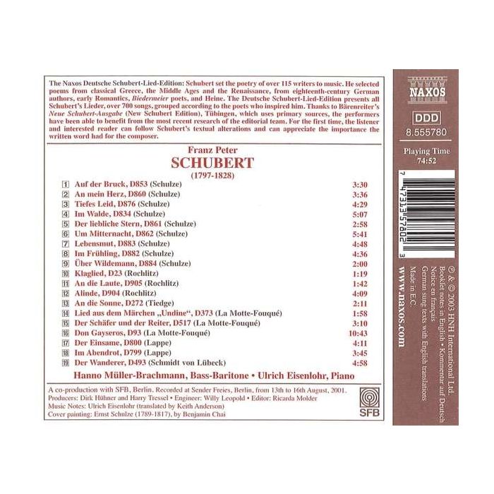 SCHUBERT: North German Poets - slide-1