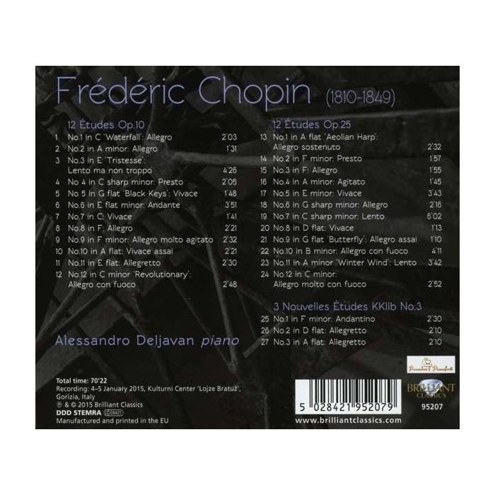 Chopin: Complete Etudes Op.10, Op. 25 - slide-1