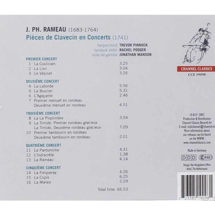 RAMEAU: Pieces de Clavecin - slide-1