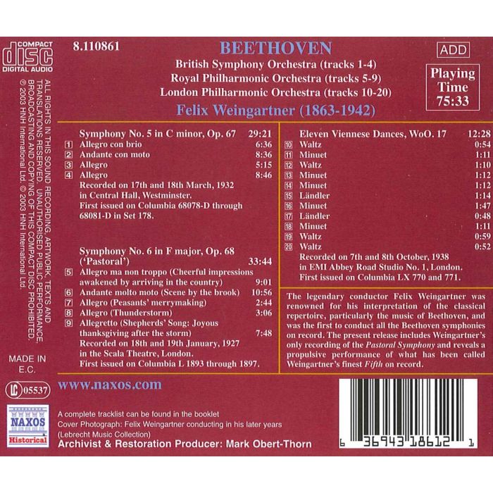 Beethoven: Symphonies Nos. 5 and 6 - slide-1