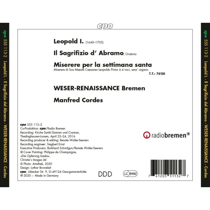 Leopold I: Il Sagrifizio d’Abramo; Miserere - slide-1