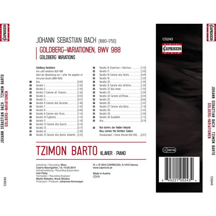 Bach: Goldberg Variations; Nun komm, der Heiden Heiland - slide-1
