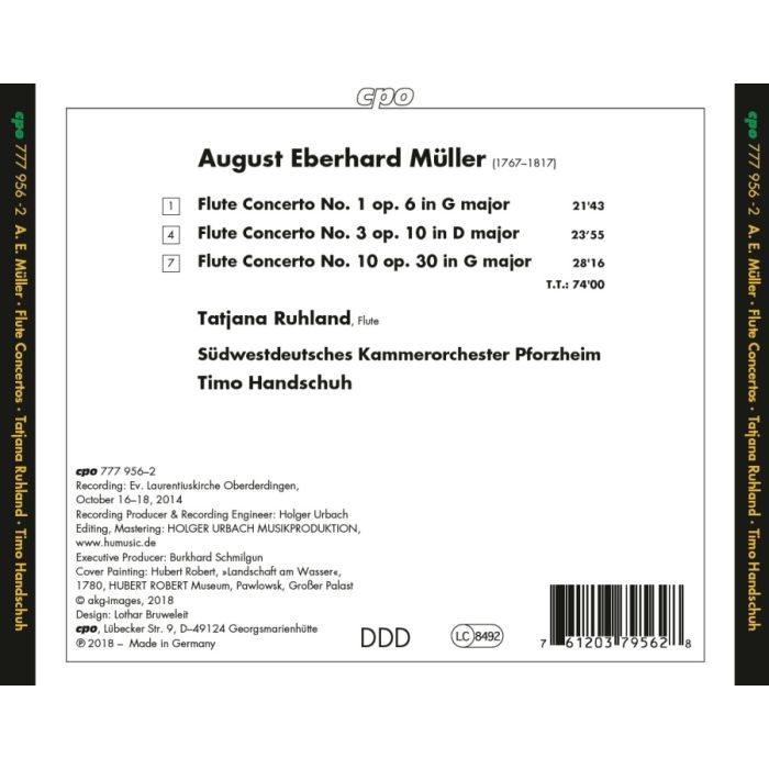 Müller: Flute Concerto Nos. 1, 3 & 10 - slide-1