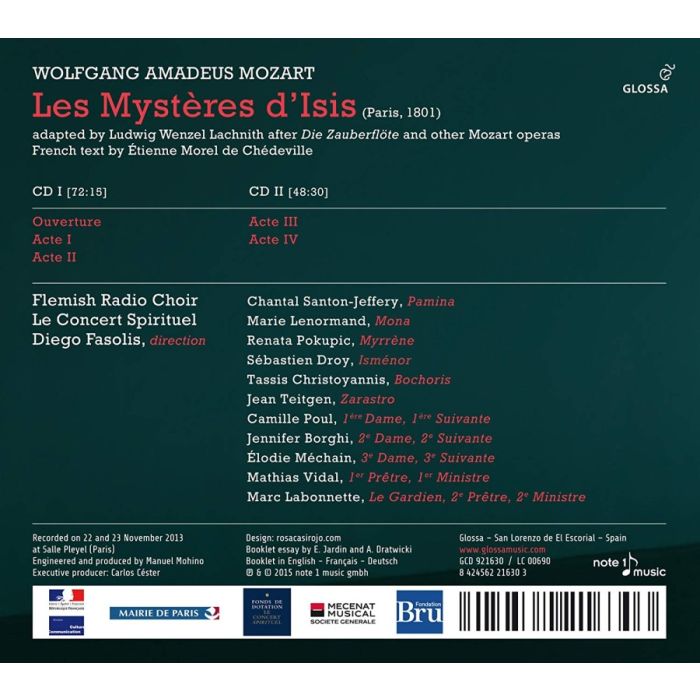 Mozart / Lachnith: Les Mysteres d'Isis - slide-1