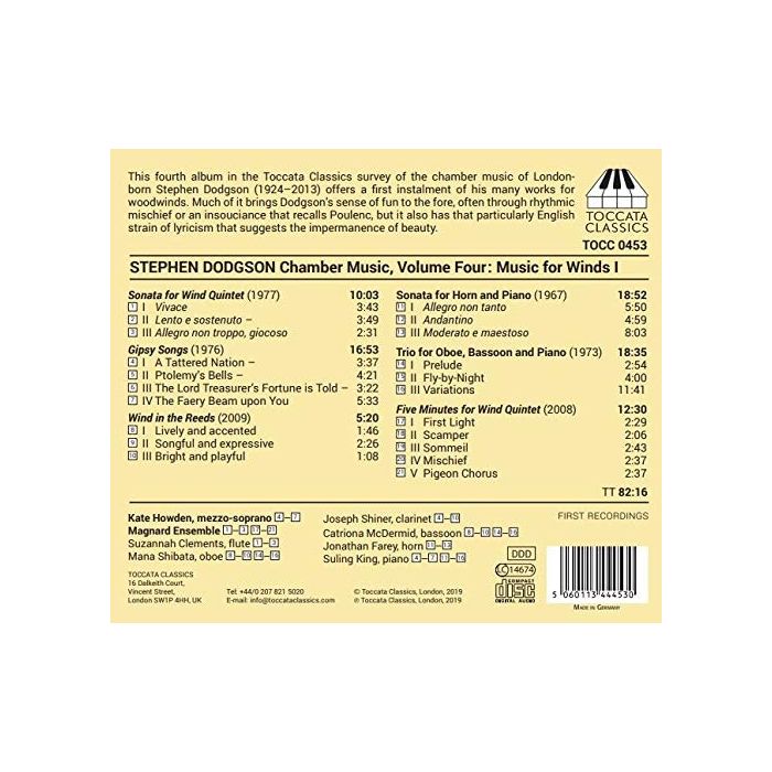 Dodgson: Chamber Music Vol. 4 - slide-1