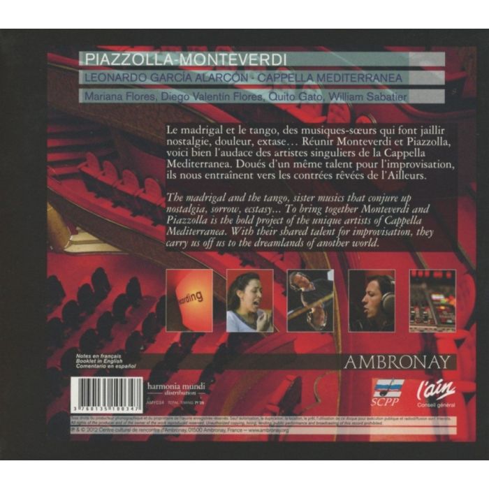 Claudio Monteverdi & Astor Piazzolla: Una Utopia Argentina - madrygały i tango - slide-1