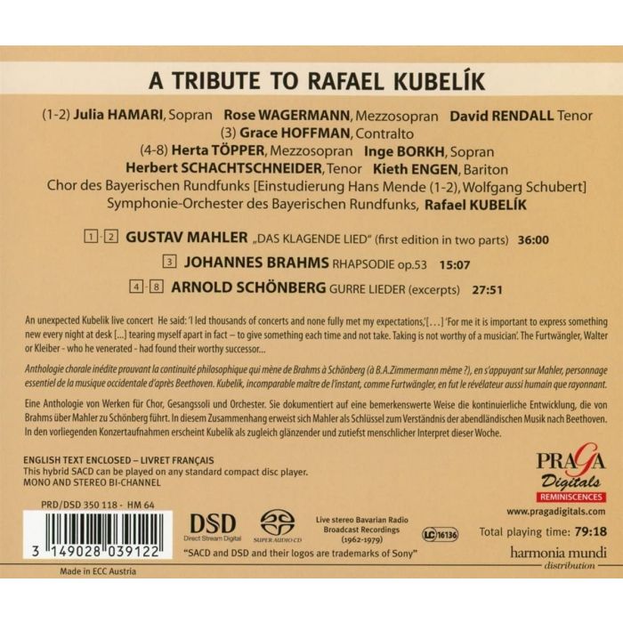 Mahler: Das klagende Lied  / Brahms: Rhapsodie / Schönberg: Gurre-Lieder - slide-1