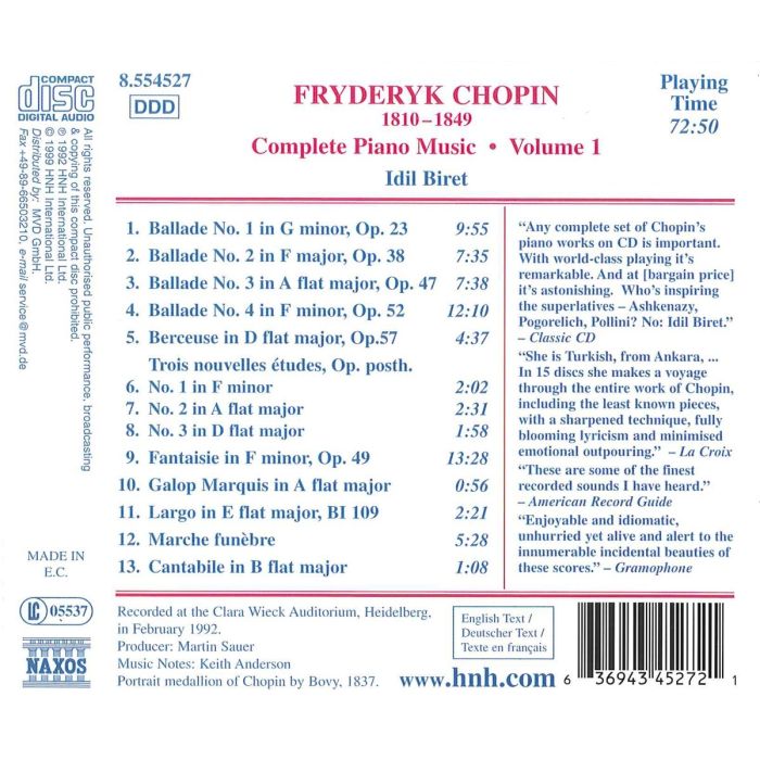 CHOPIN: Piano Music - Etudes (vol. 1) - slide-1