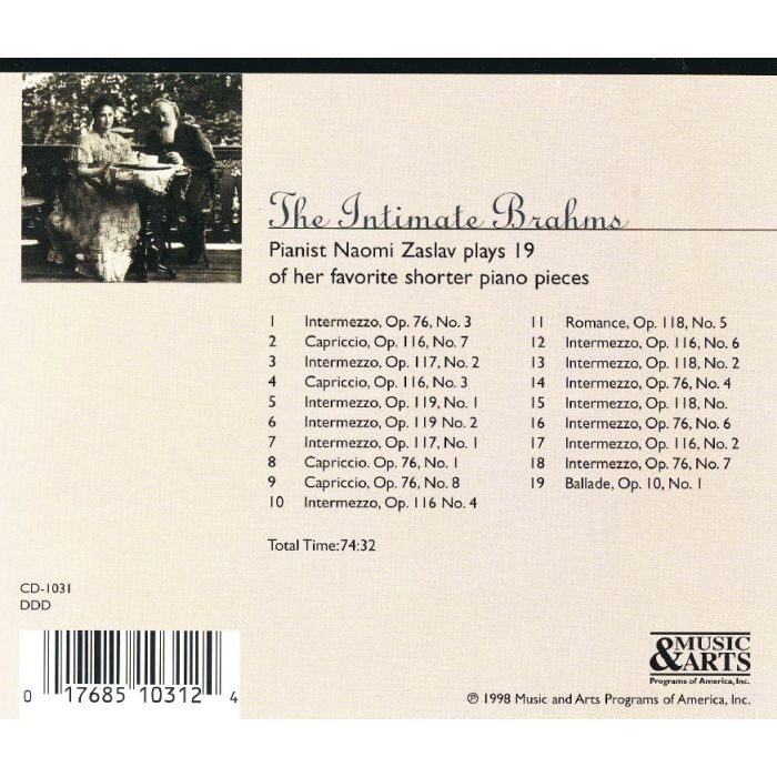 The Intimate Brahms - slide-1