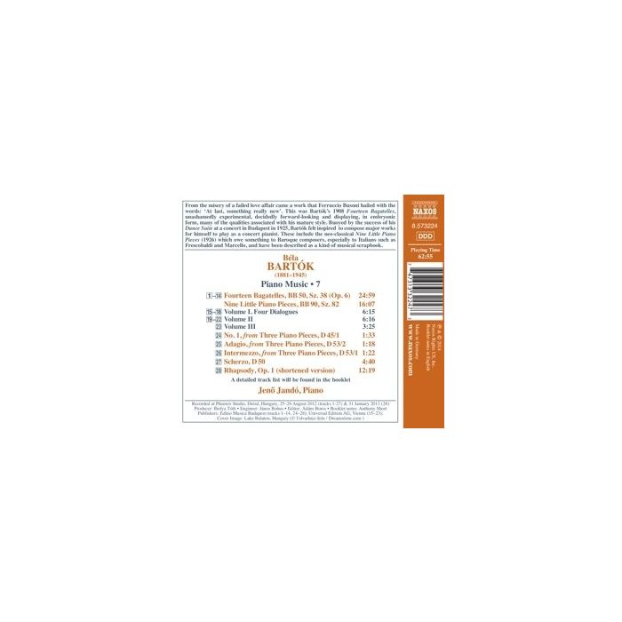 Bartok: Complete Piano Music • 7 - slide-1