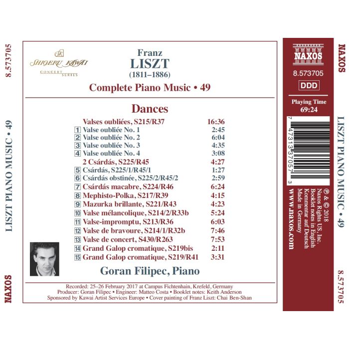 Liszt: Complete Piano Music Vol. 49 - Dances - slide-1