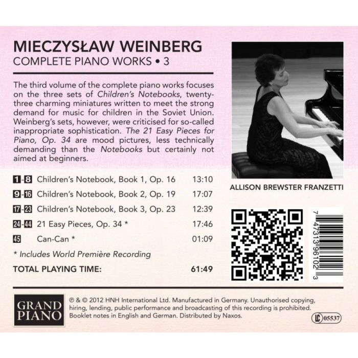 Weinberg: Piano Works Vol. 3 - slide-1