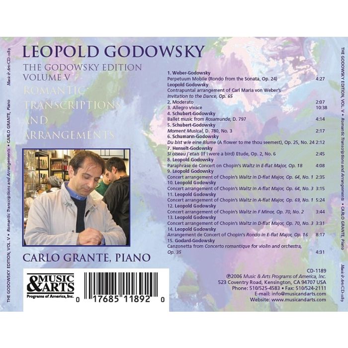 The Godowsky Edition Vol. 5 - Romantic Transcriptions and Arrangements - slide-1
