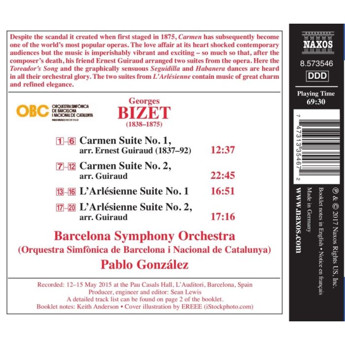 Bizet: Carmen Suites; L’Arlésienne Suites - slide-1