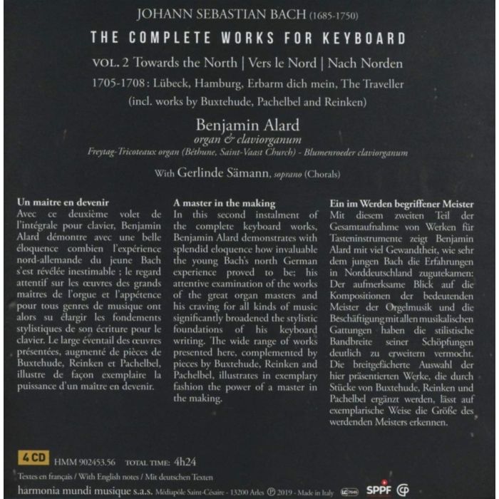 Bach: The Complete Works for Keyboard Vol. 2 - slide-1