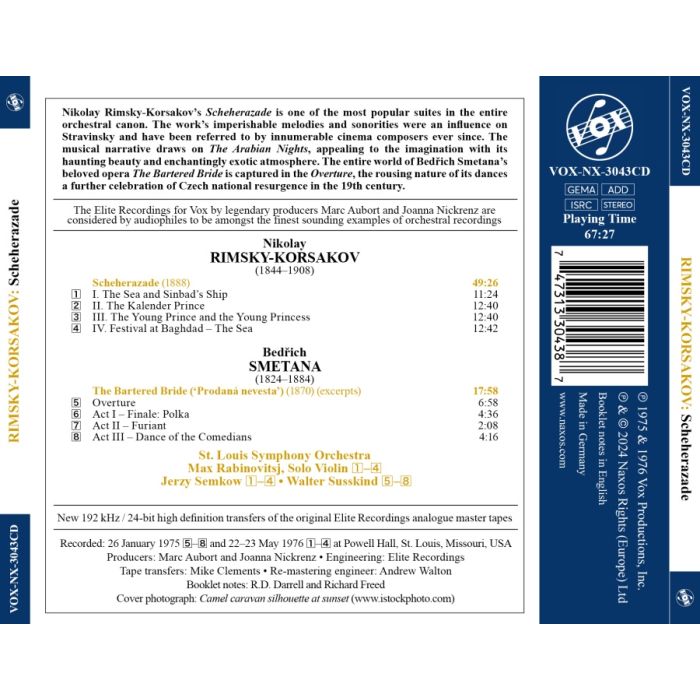 Rimsky-Korsakov: Scheherazade; Smetana: The Bartered Bride - slide-1