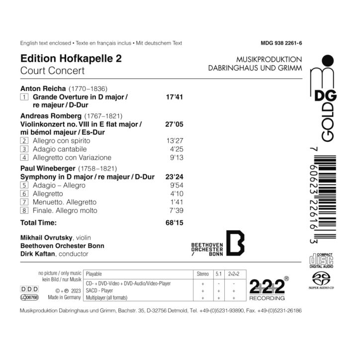 Edition Hofkapelle Vol. 2 - slide-1