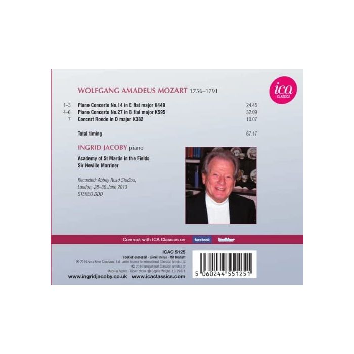 Mozart: Piano Concertos Nos. 14 & 27, Rondo K.382 - slide-1