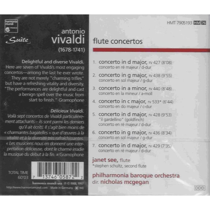 Vivaldi: Flute concertos - slide-1