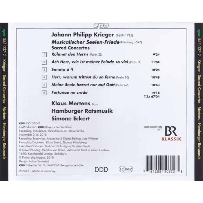 Krieger: Musicalischer Seelen-Friede - Sacred Concertos - slide-1