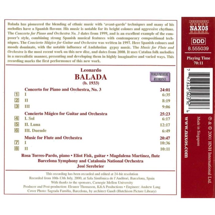 BALADA: Piano Concerto No. 3; Concierto Magico - slide-1