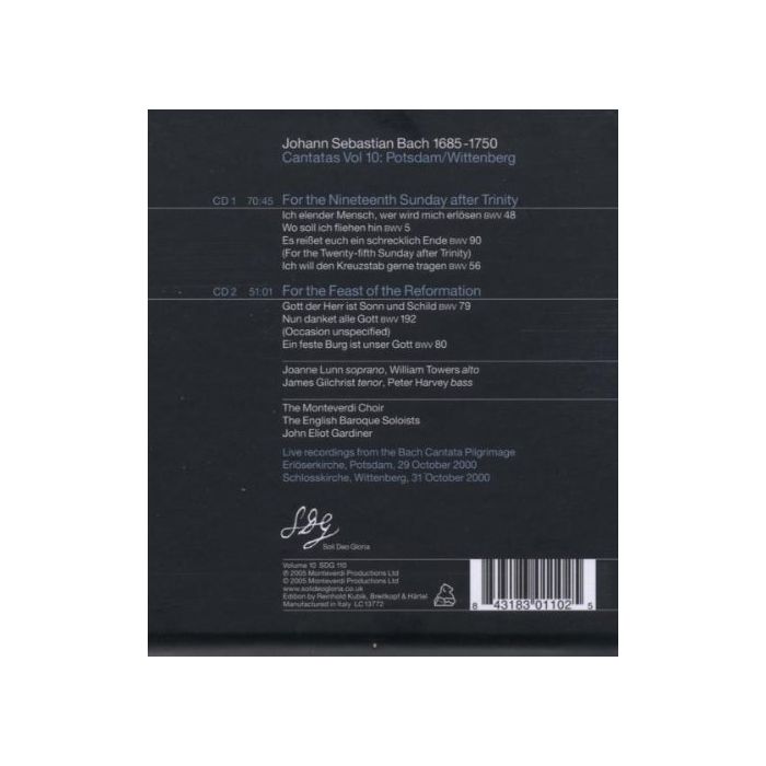 Bach J.S; Cantatas Vol. 10 / Gardiner - slide-1