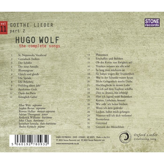Wolf: Complete songs Vol. 11 - slide-1