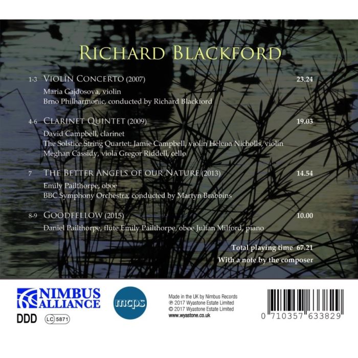 Blackford: Violin Concerto; Clarinet Quintet; ... - slide-1