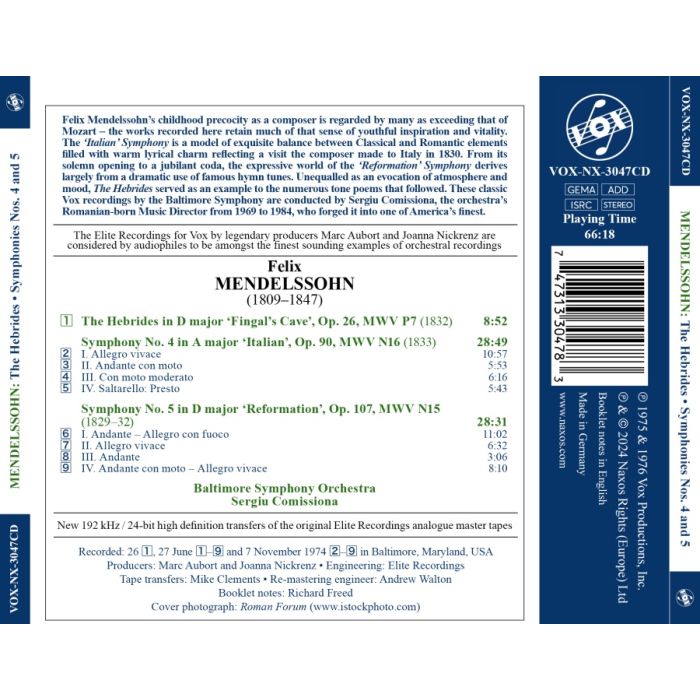 Mendelssohn: Symphonies Nos. 4 & 5; The Hebrides Overture - slide-1