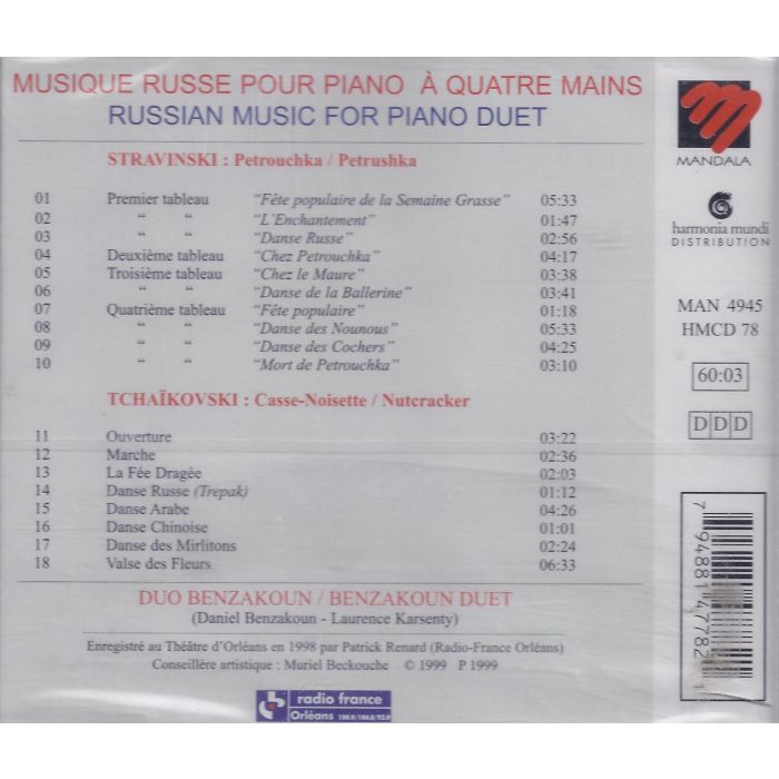 Stravinsky/Tchaikovsky: Russian Piano Duets - slide-1