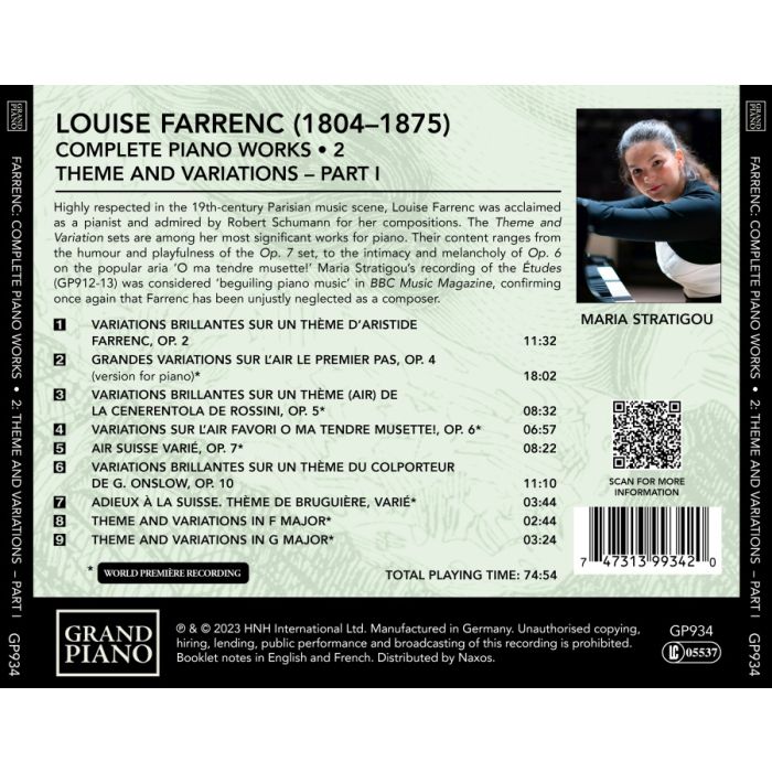 Farrenc: Piano Works Vol. 2 - slide-1