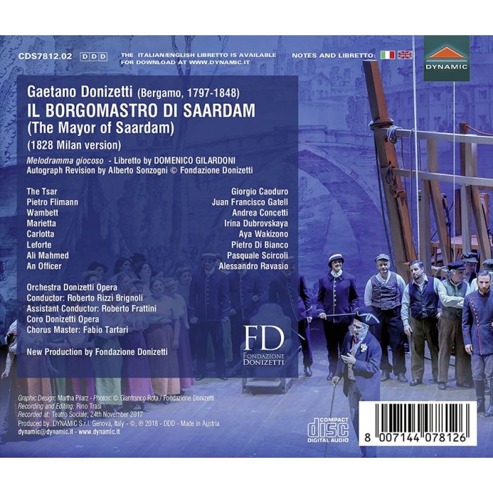Donizetti: Borgomastro di Saardam - slide-1
