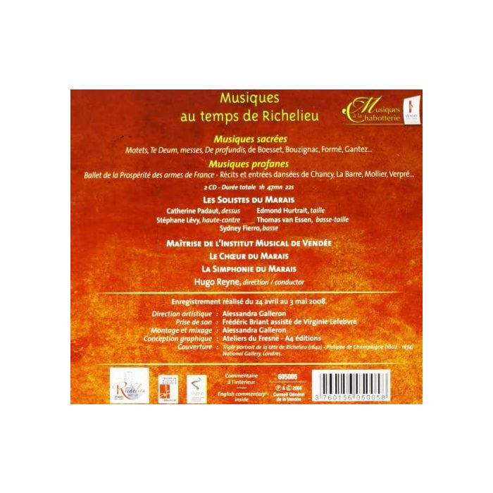 Musiques au temps de Richelieu – Boesset, Bouzignac,La Barre - slide-1